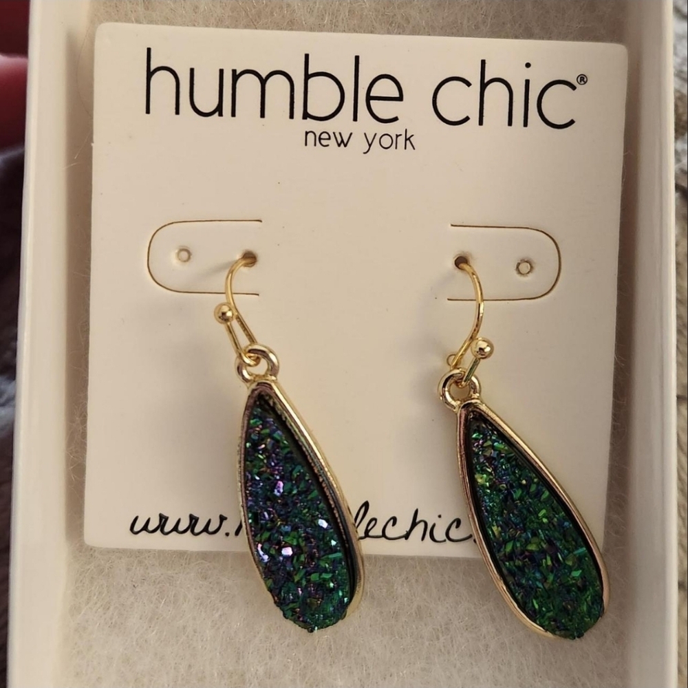 Humble Chic Multicolored Teardrop Earrings
